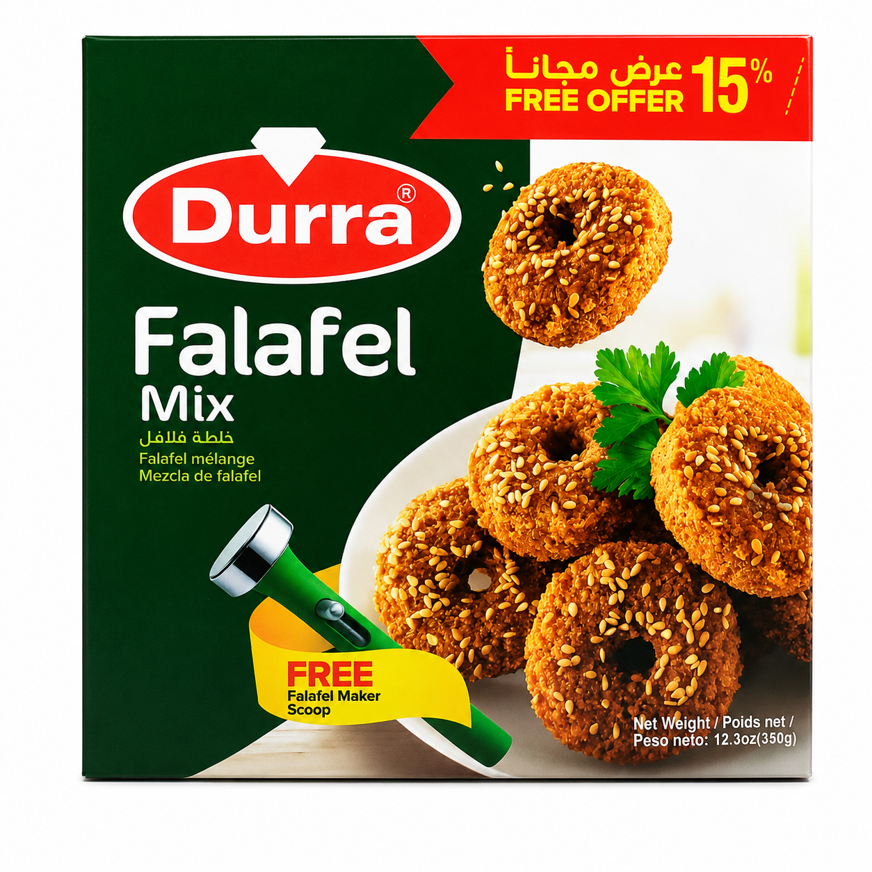 Durra Falafel Mix 350GM خلطه فلافل سريعة التحضير